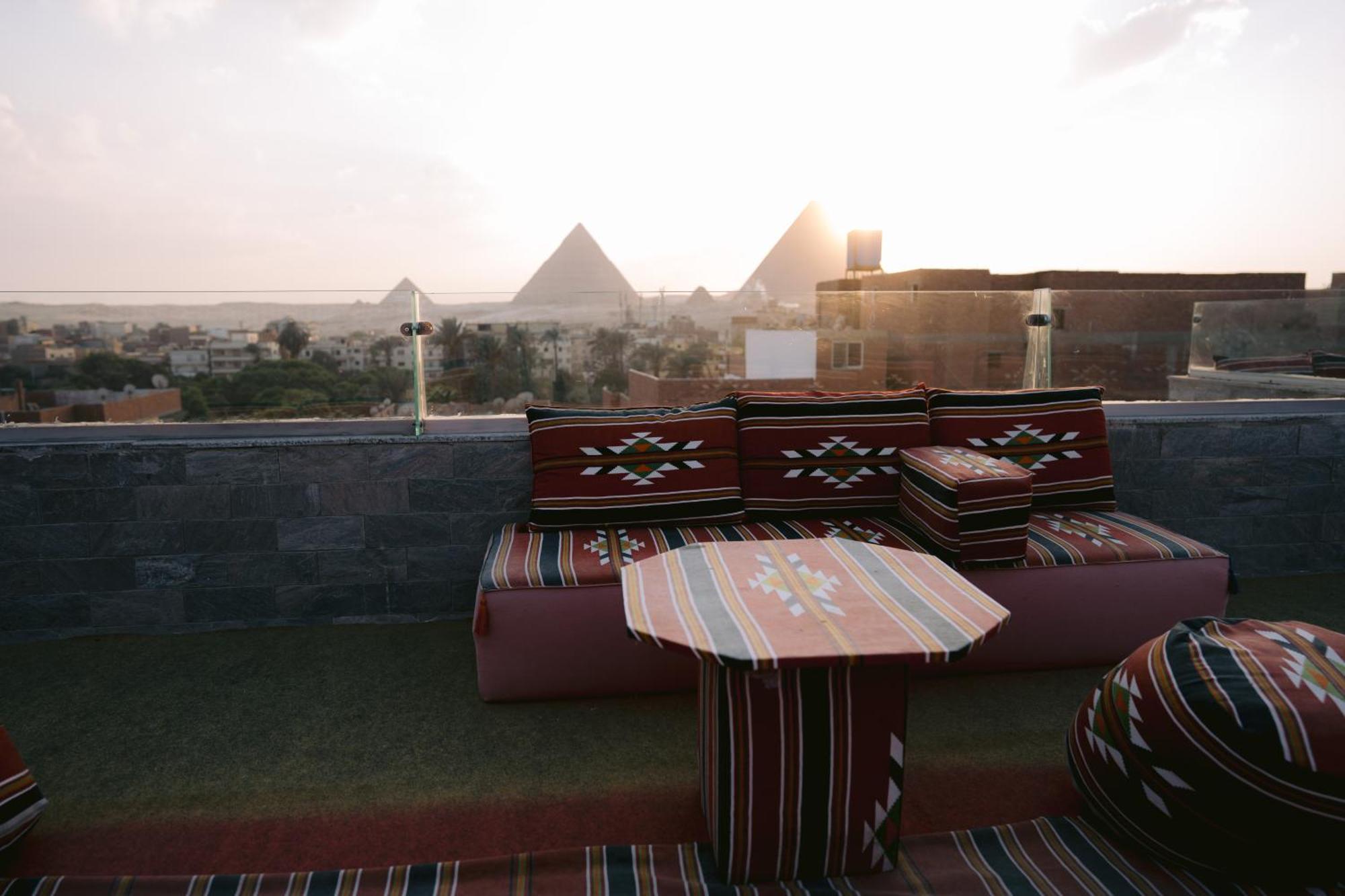 Tuya Pyramids Inn Kafret el-Gabal Buitenkant foto