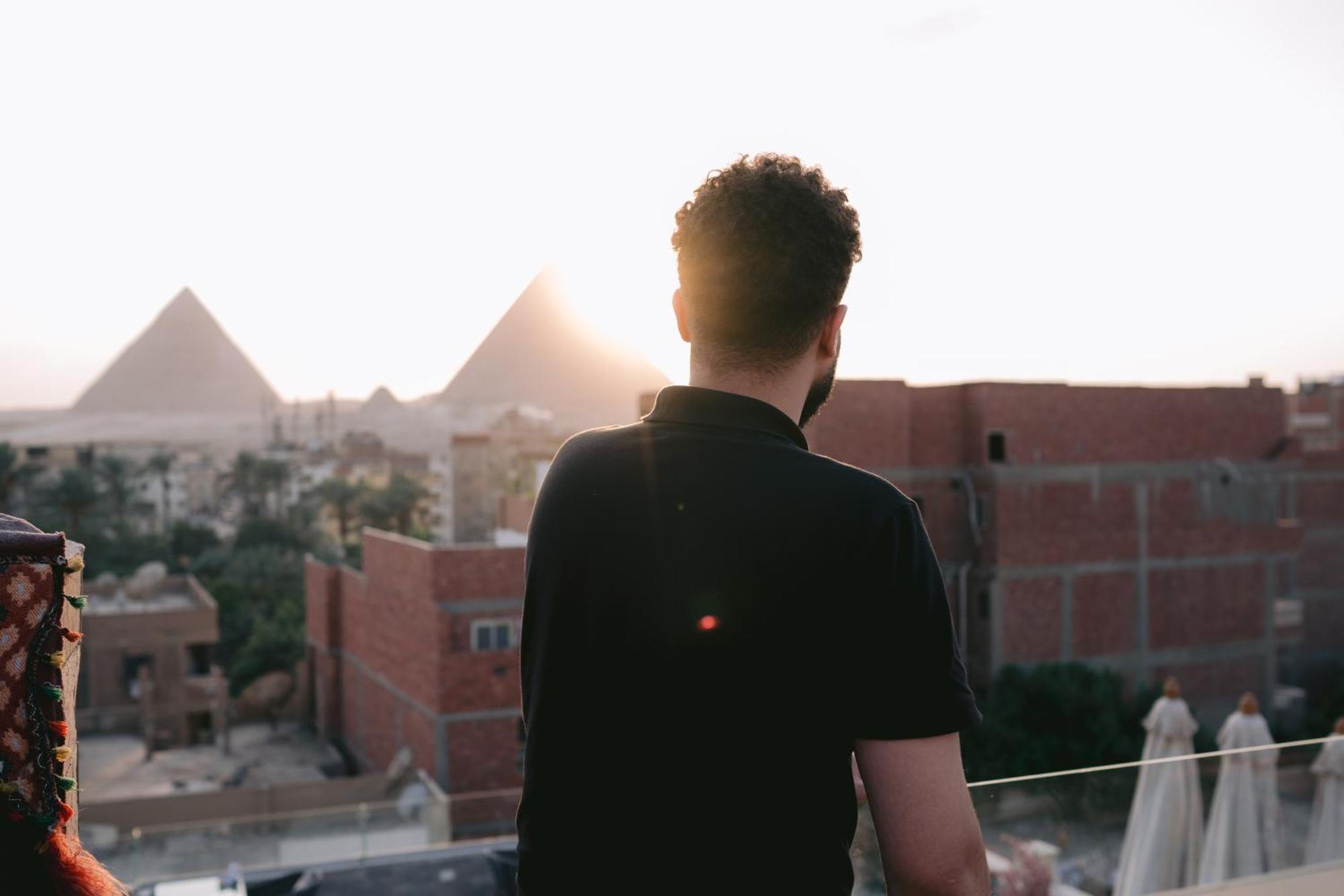 Tuya Pyramids Inn Kafret el-Gabal Buitenkant foto