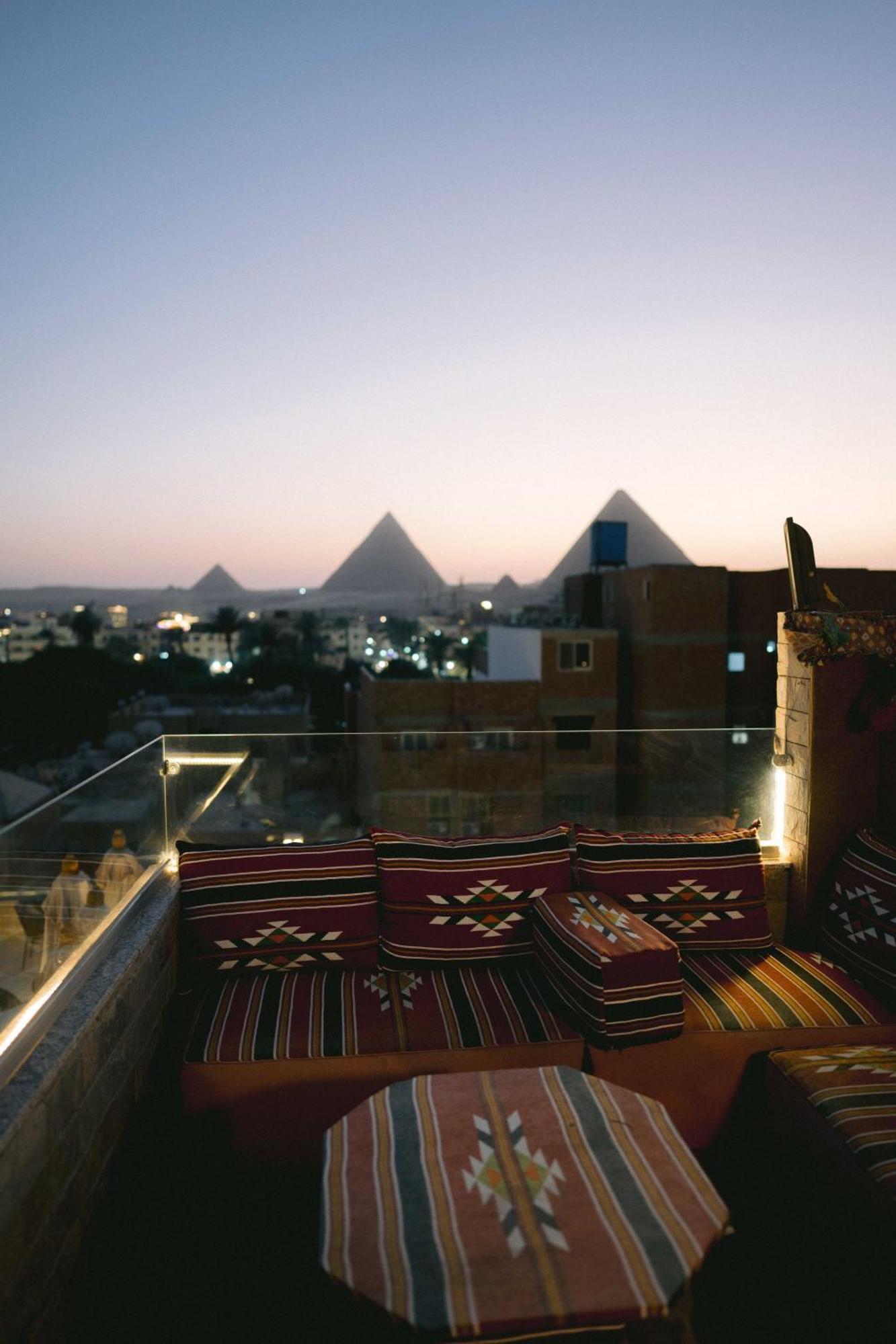 Tuya Pyramids Inn Kafret el-Gabal Buitenkant foto